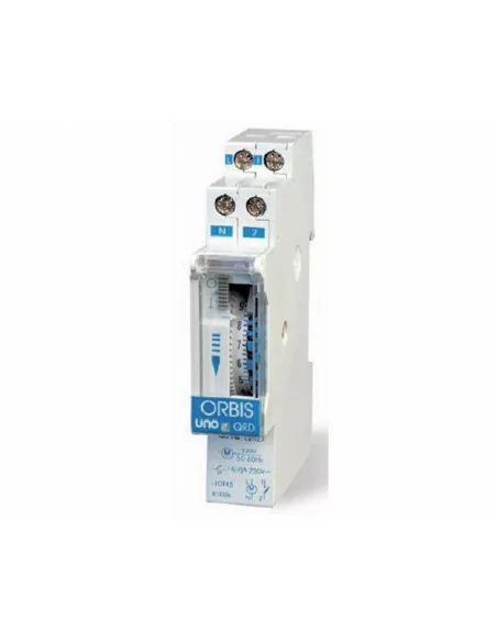 Interruptor horario modular Orbis UNO QRD con reserva