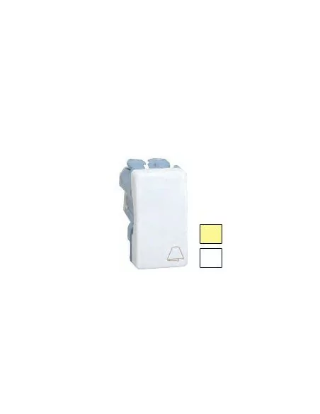 Pulsador campana blanco estrecho 27150-64 serie simon 27 play