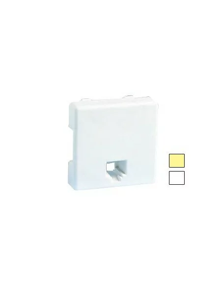 Toma teléfono 4 contactos RJ11 blanco 27480-35 serie simon 27