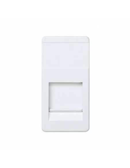 Tapa adaptador 1 RJ AMP estrecho 27087-34 blanco simon 27