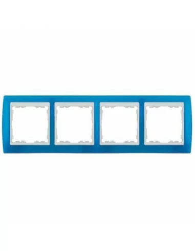Marco azul translúcido 4 ventanas 82643-64 Simon