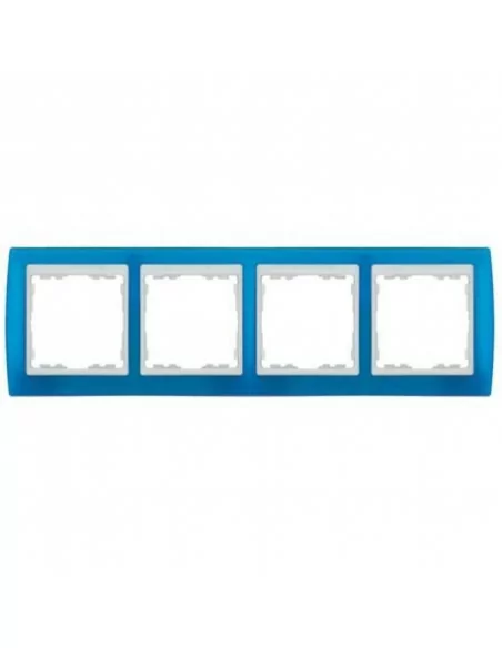 Marco azul translúcido 4 ventanas 82643-64 Simon