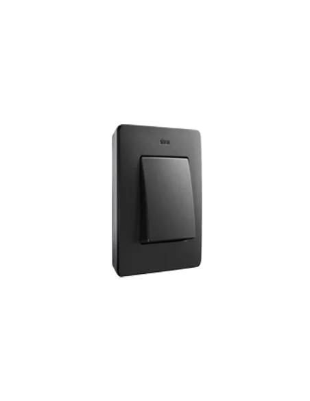 Marco grafito base aluminio 1 elemento Simon Detail Premium