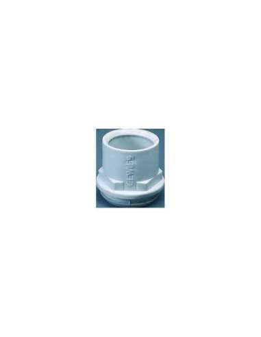 RACOR D.37 P/TUBO D.40-IP44 GRIS GEWISS GW50426 (EMBALAJE DE 10 UNIDADES)