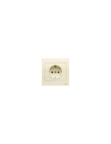 BASE 2P+TT LATERAL MONOBLOCK SEGURIDAD BJC 18024-A (EMBALAJE DE 10 UNIDADES)