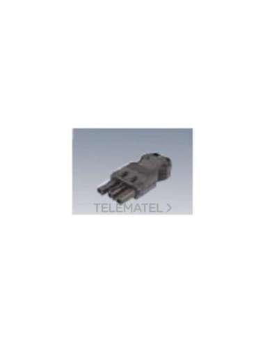 CONECTOR RAPIDO AEREO HEMBRA DE 3 POLOS CO SIMON CONNECT CR0003/6 (EMBALAJE DE 10 UNIDADES)