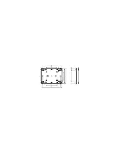 Caja Ind ABS 116x116x62 SCHNEIDER ELECTRIC NSYTBS11116 (EMBALAJE DE 5 UNIDADES)