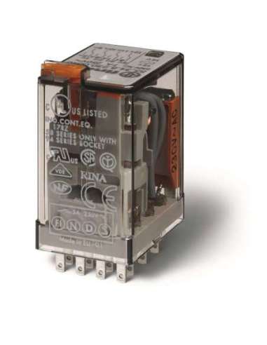 RELÉ INDUSTRIAL FINDER 553481100054 (EMBALAJE DE 10 UNIDADES)