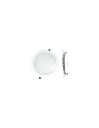 DOWNLIGHT PLANO 18W 6000K DIÁMETRO 225MM 1450LM BLANCO SILVER ELECTRONIC 471860