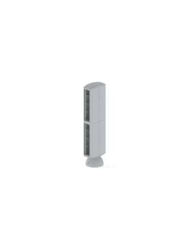 50 Torreta 16 mecanismos gris RAL7035 65 U24X 50743 UNEX 50743