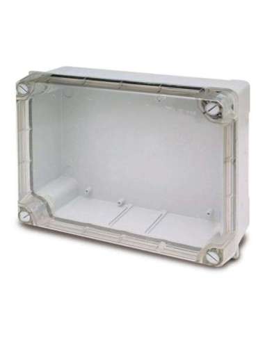 Caja estanca rectangular 310x240 con tapa transparente FAMATEL 3045