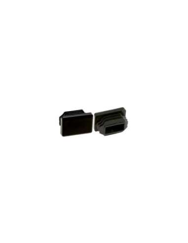 Tapón perfil color negro 40X20 CELLPACK 944020TPP (EMBALAJE DE 100 UNIDADES)