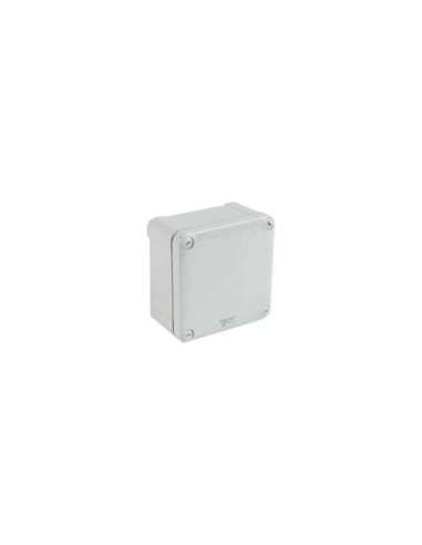 Caja PC IP66 IK08 RAL7035 Int.H105W105D55 Ext.H116W116D62 tapa de PC opaca H10 SCHNEIDER ELECTRIC NSYTBP11116