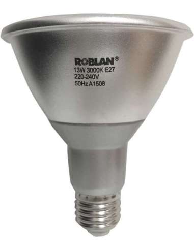 LÁMPARA LED PAR30 E27 13W 6500K 1100LM BLANCO ROBLAN LEDSKYPAR30B