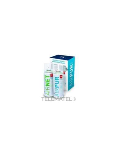 KIT TRAT.BACTERICIDA-FUNGICIDA-ELIMINADOR OLORES SISTEMAS HVAC KIT AIRNET AIRPUR CH QUIMICA 10263001 (EMBALAJE DE 6 UNIDADES)