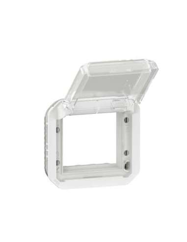 Adaptador Plexo modular para función Mosaic - Blanco - tapa transparente LEGRAND 069695L (EMBALAJE DE 10 UNIDADES)