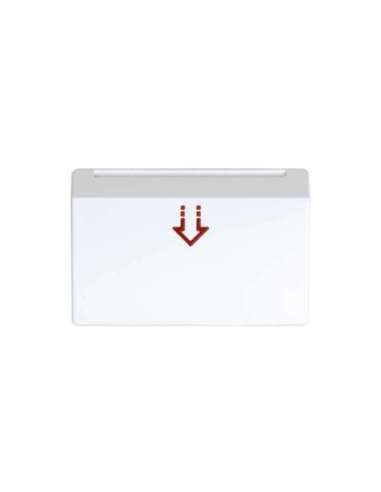 Tapa con visor para interruptor de tarjeta mecánico o electrónico blanco Simon 27 Play SIMON 27078-30 (EMBALAJE DE 5 UNIDADES)