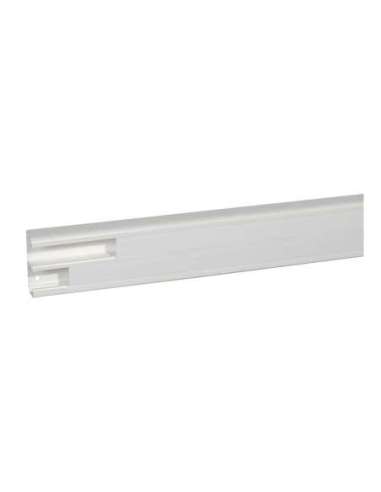 Canal DLP de de clipaje directo 50x130 -1 tapa 45mm - L. 2m - Blanco antibacteriano LEGRAND 075702 (EMBALAJE DE 12 METROS)