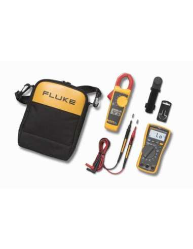 Kit Fluke 117 + Pinza Fluke 323 + Bolsa C115 + Puntas de prueba TL175 FLUKE-117/323 EUR FLUKE 4296034