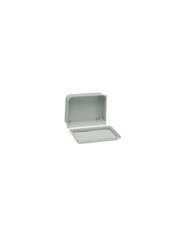 Caja industrial metálica semitroquelada - tapa baja- Alt105xAnch105xProf49 - IP55 - gris SCHNEIDER ELECTRIC NSYDB1010M