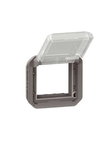 Adaptador Plexo modular para función Mosaic - Antracita - tapa transparente LEGRAND 069880L (EMBALAJE DE 10 UNIDADES)