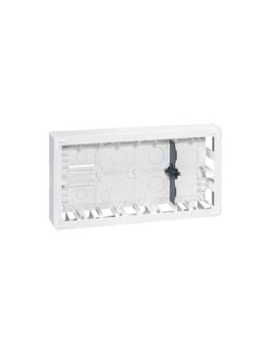 Caja de superficie Mosaic - 2x10 módulos - profundidad 46mm - para soporte ref. 080268 - A000132376 LEGRAND 080278