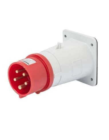 CLAVIJA FIJA DE EMPOTRAR - IP44 - 3P+T 32A 380-415V 50/60HZ - ROJO - 6H - CONEXIONADO D - A000172911 GEWISS GW60219