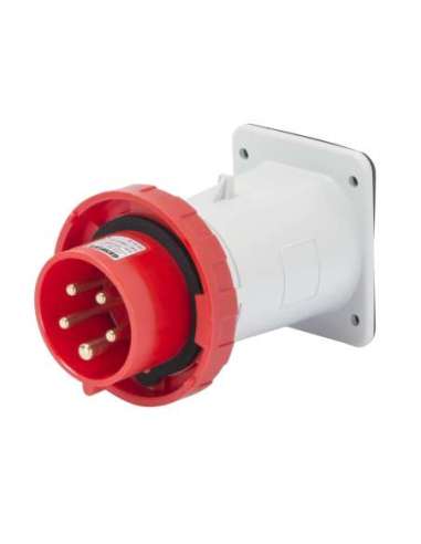 CLAVIJA FIJA DE EMPOTRAR - IP67 - 3P+T 16A 380-415V 50/60HZ - ROJO - 6H - CONEXIONADO D - A000172922 GEWISS GW60230