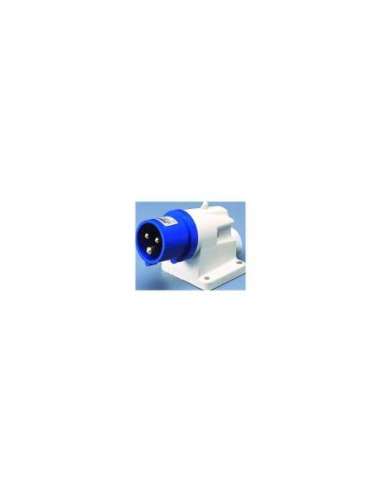 CLAVIJA FIJA DE PARED A 90° - IP44 - 2P+T 16A 200-250V 50/60HZ - AZUL - 6H - CONEXIONAD - A000172964 GEWISS GW60404