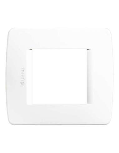 Placa Placa embellecedora Luna de color Blanco - 2 módulos - A000614578 BTICINO C4802BN