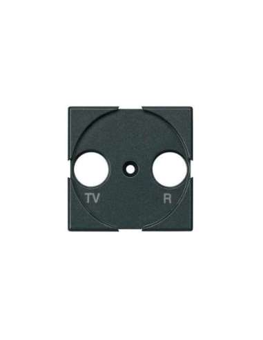 Frontal TV-R universal Axolute - Antracita - 2 módulos - A000615307 BTICINO HS4204