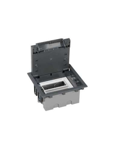 Caja de suelo regulable para 4 elementos en instalación de suelo de pavimento gris Simo - A000990069 CON_CON 52050002-035