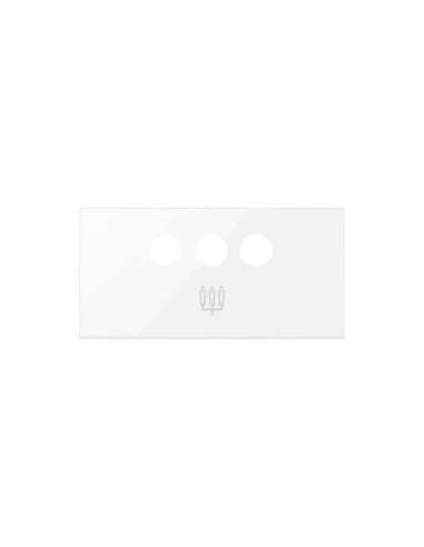 Tapa para conector 3RCA blanco brillante Simon 100 - A001481848 SIMON 10001093-130