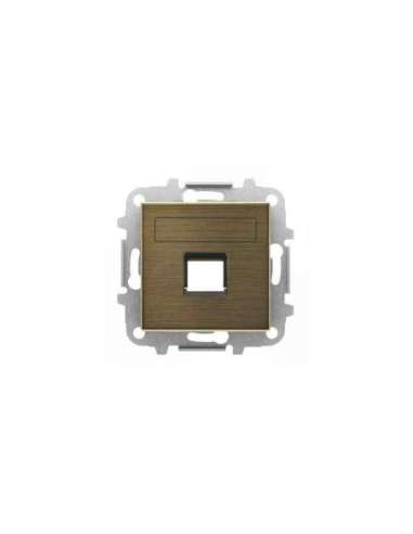 Tapa 1 conector con persiana OE - A001581810 NIESSEN 8518.1 OE