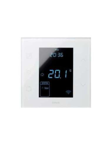 Termostato blanco brillante Simon 100 - A001665258 SIMON 10000810-130