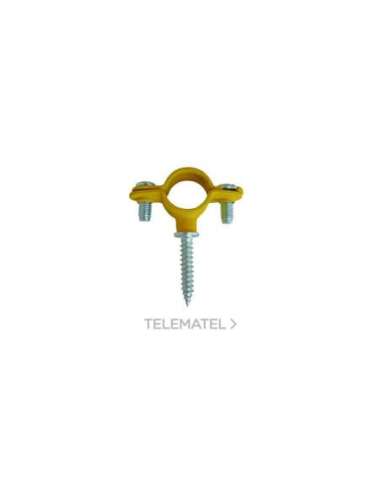 ABRAZADERA M6 CTA CON TIRAFONDO 15MM AMARILLO - A003322759 HYD_HYD 121515 (EMBALAJE DE 100 UNIDADES)