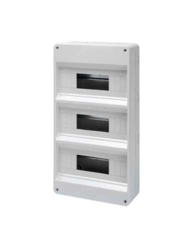 CAJA PROTEGIDA SIN PUERTA - PAREDES CON AGUJEROS TROQUELADOS - PREPARADO PARA ALOJAR RE - A000171113 GEWISS GW40032