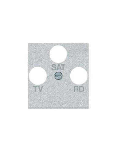 Frontal TV-R-SAT universal Livinglight - Tech - 2 módulos - A000616561 BTICINO NT4207