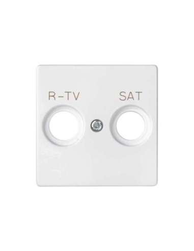 Placa para tomas inductivas de R-TV+SAT blanco Simon 82 - A000039828 SIMON 82097-30