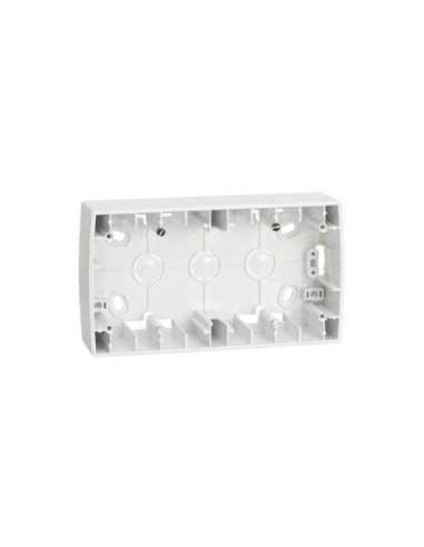 Caja de superficie baja para 2 elementos blanco Simon 82 - A000040053 SIMON 82760-30