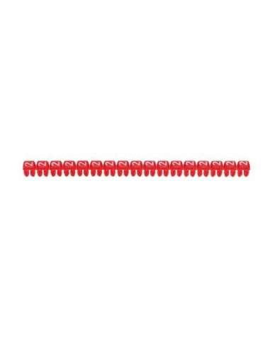 Etiqueta CAB 3 para cableado de 4 a 6mm² - cifra 2 - rojo - A000130857 LEGRAND 038232 (EMBALAJE DE 800 UNIDADES)