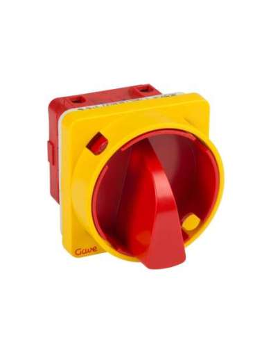 INTERRUPTOR 2P.40A.CAL.1 BLOQUEO CANDADO ROJO/AMARILLO AB5514100 - A000152453 GAVE 009AB5514100