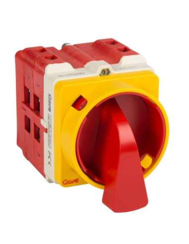 INTERRUPTOR 3P.63A.CAL.1 BLOQUEO CANDADO ROJO/AMARILLO AB5526100 - A000152472 GAVE 009AB5526100