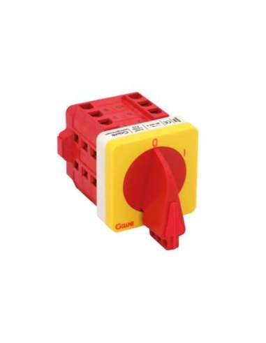 INTERRUPTOR 3P 25A.CAL.0 ENCLAVABLE CANDADO ROJO/AMARILLO AH5522000 - A000152579 GAVE 009AH5522000