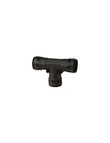 DISTRIBUIDOR T NYLOFIX-PLUS 3 x DN10 PA NEGRO - A000195978 INTERFLEX TSD-101010N (EMBALAJE DE 20 UNIDADES)