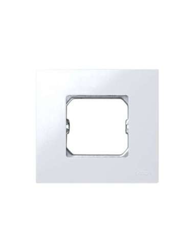 Marco compacto para 1 elemento blanco con bastidor Simon 27 Play - A000607912 SIMON 2700610-030