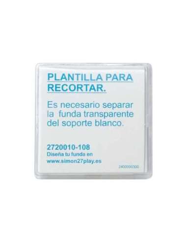 Tecla para mecanismos de mando transparente Simon 27 Play - A000608068 SIMON 2720010-108