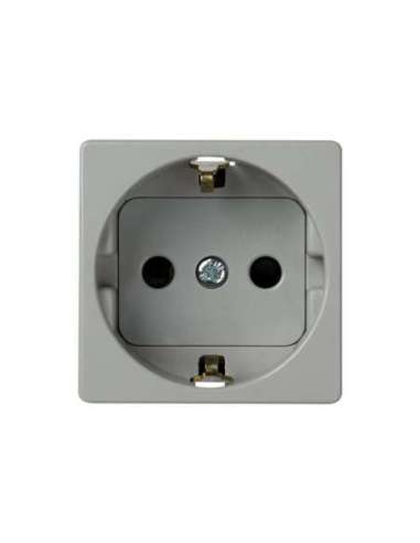 Base de enchufe schuko 16 A 250V~ con dispositivo seguridad y embornamiento a tornillo - A000608084 SIMON 27472-67