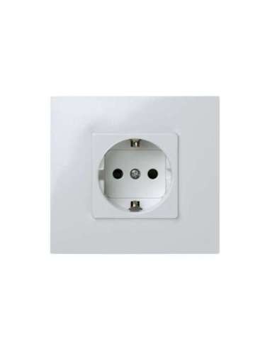 Base de enchufe schuko monobloc 16 A 250 V~ con disp. seguridad y sistema de embornamie - A000608093 SIMON 2791432-030