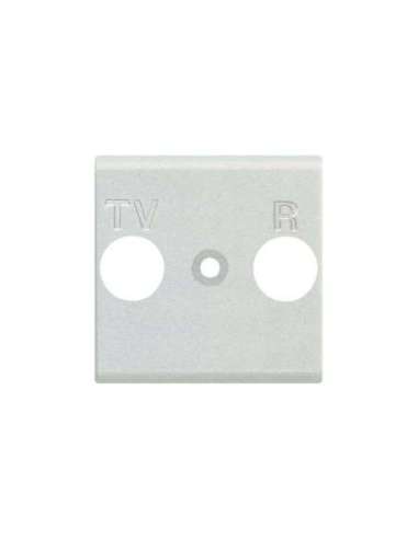 Frontal TV-R universal Livinglight - Blanco - 2 módulos - A000616067 BTICINO N4204